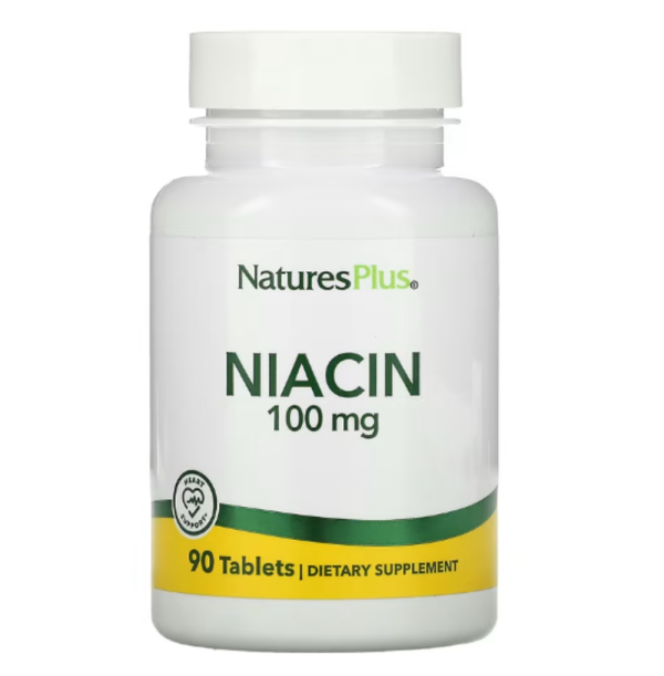 Nature's Plus, Niacin, 100 mg, 90 Tablets