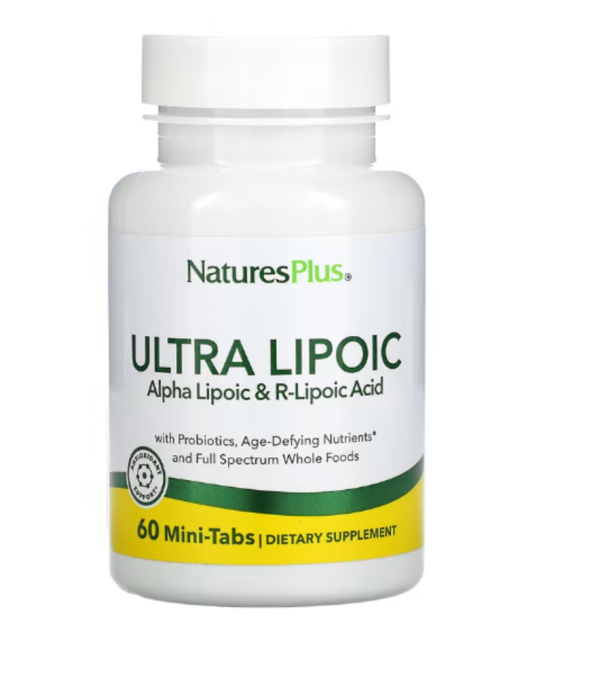 Nature's Plus, Ultra Lipoic, 60 Mini Tabs