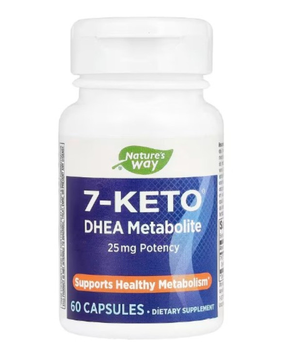 Nature's Way, 7-KETO®, DHEA Metabolite, 25 mg, 60 Capsules