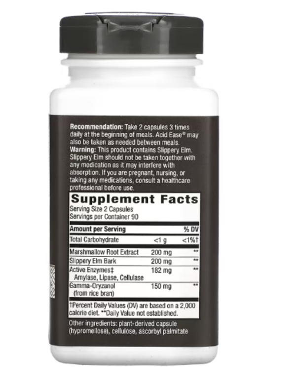 Nature's Way, Acid Ease, Digestion Formula, 180 Vegan Capsules