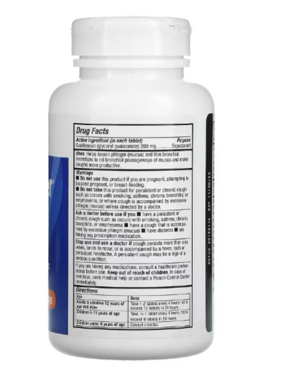 Nature's Way, Air-Power, Guaifenesin Expectorant, 100 Tablets