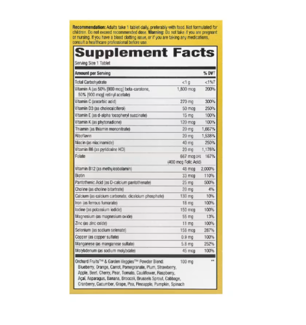 Nature's Way, Alive! Adult Ultra Potency Complete Multivitamin, 60 Tablets