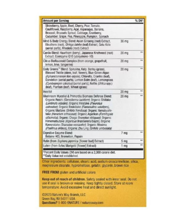 Nature's Way, Alive! Men's 50+ Ultra Potency Complete Multivitamin, 60 Tablets