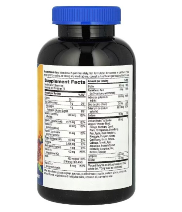 Nature's Way, Alive! Men's Gummy Multivitamin, Fruit, 150 Gummies