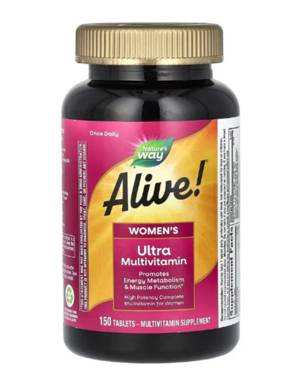 Nature's Way, Alive! Women's Ultra Multivitamin, 150 Tablets