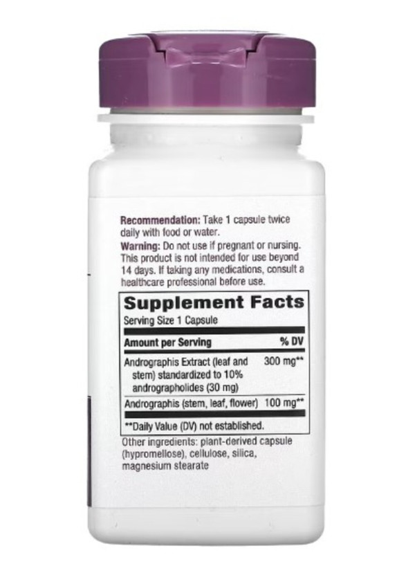 Nature's Way, Andrographis, 300 mg, 60 Vegan Capsules