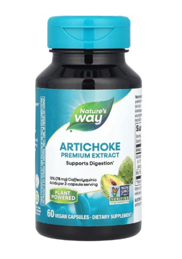 Nature's Way, Artichoke, Premium Extract, 60 Vegan Capsules