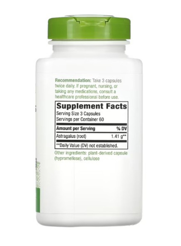 Nature's Way, Astragalus Root, 1,410 mg, 180 Vegan Capsules (470 mg per Capsule)