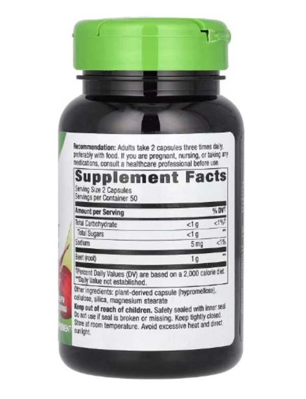 Nature's Way, Beet Root, 1,000 mg, 100 Vegan Capsules