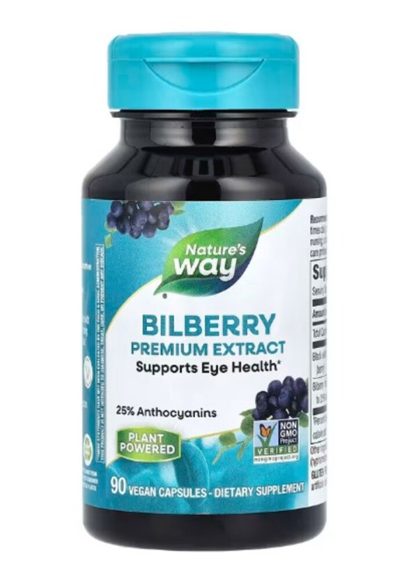 Nature's Way, Bilberry, 90 Vegan Capsules