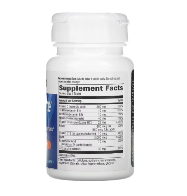 Nature's Way, Biotin Forte with Zinc, 3 mg, 60 Tablets