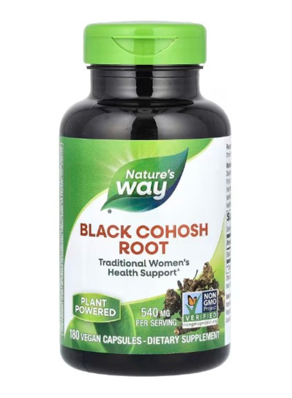 Nature's Way, Black Cohosh Root, 540 mg, 180 Vegan Capsules