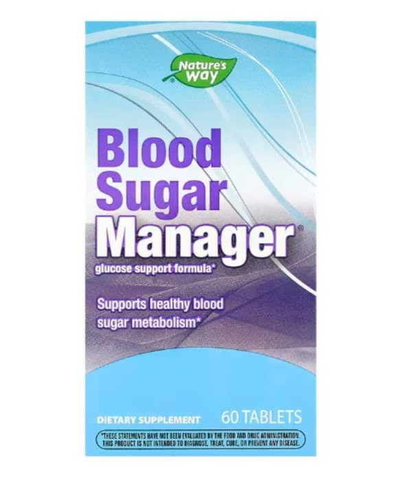 Nature's Way, Blood Sugar Manager, 60 Tablets