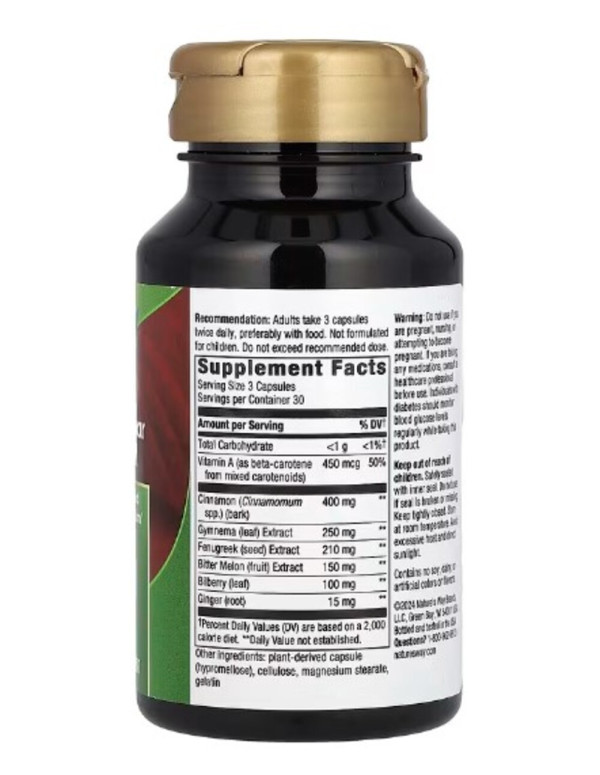 Nature's Way, Blood Sugar Manager, Premium Blend, 90 Capsules