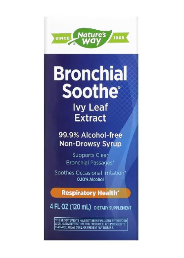 Nature's Way, Bronchial Soothe, Ivy Leaf Extract, 4 fl oz (120 ml)