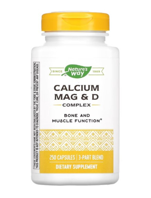 Nature's Way, Calcium Mag & D Complex, 250 Capsules