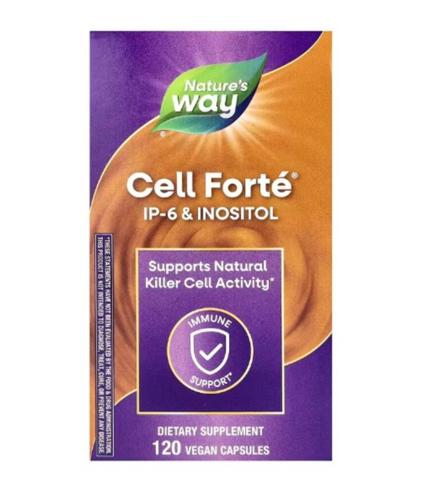 Nature's Way, Cell Forte, IP-6 & Inositol, 120 Vegan Capsules