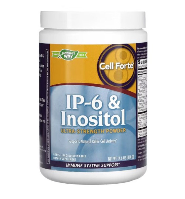 Nature's Way, Cell Forté, IP-6 & Inositol, Ultra-Strength Powder, Citrus , 14.6 oz (414 g)