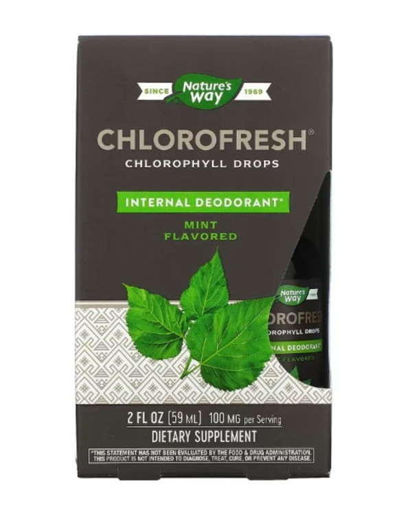 Nature's Way, Chlorofresh, Chlorophyll Drops, Mint, 2 fl oz (59 ml)