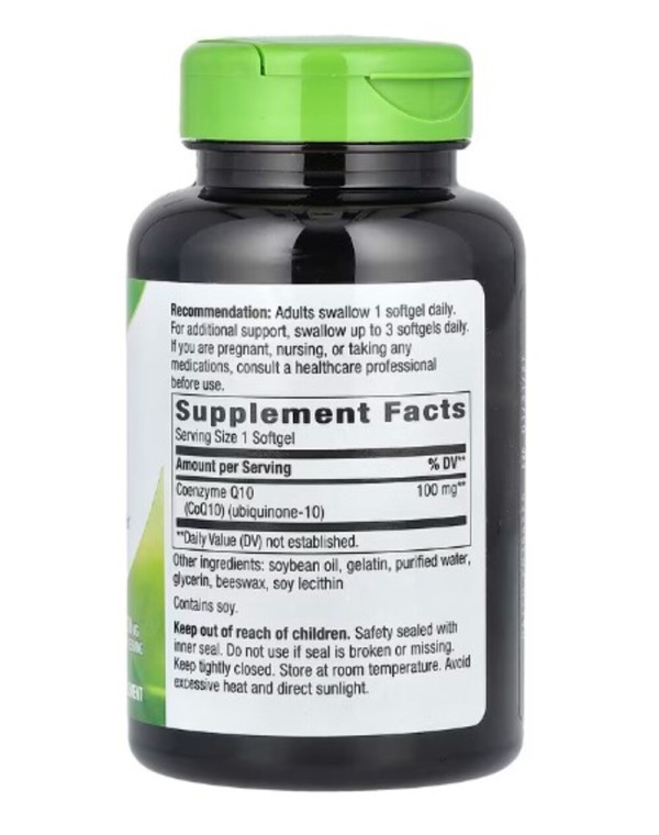 Nature's Way, CoQ10, 100 mg, 120 Softgels