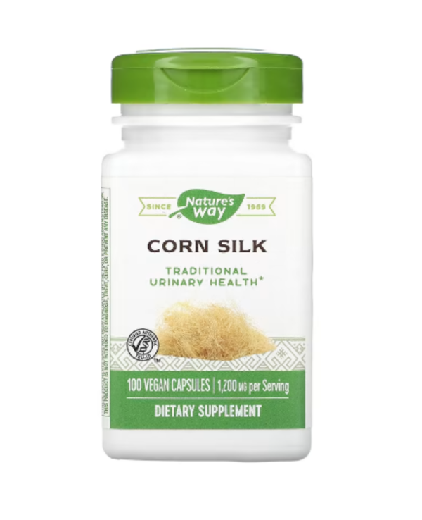 Nature's Way, Corn Silk, 1,200 mg, 100 Vegan Capsules (400 mg per Capsule), Near EXP- Jan-2025