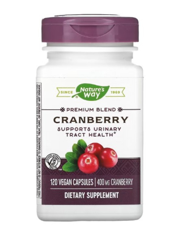 Nature's Way, Cranberry, 400 mg, 120 Vegan Capsules