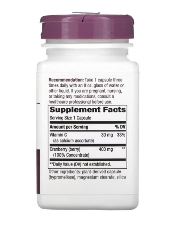 Nature's Way, Cranberry, 400 mg, 120 Vegan Capsules