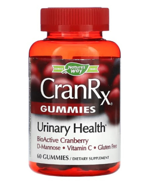 Nature's Way, CranRx, Urinary Health, BioActive Cranberry, 60 Gummies