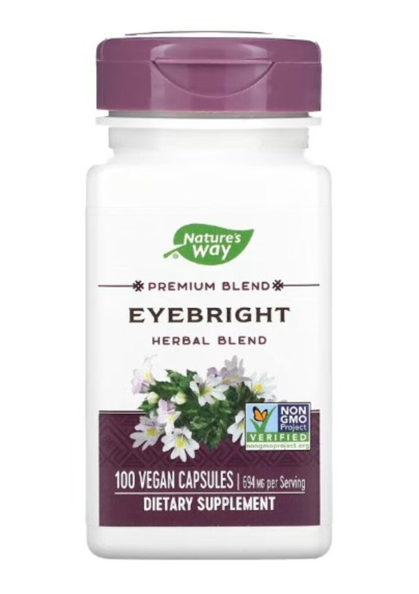 Nature's Way, Eyebright Herbal Blend, 694 mg, 100 Vegan Capsules (347 mg per Capsule)