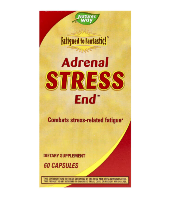 Nature's Way, Fatigued to Fantastic!, Adrenal Stress End, 60 Capsules