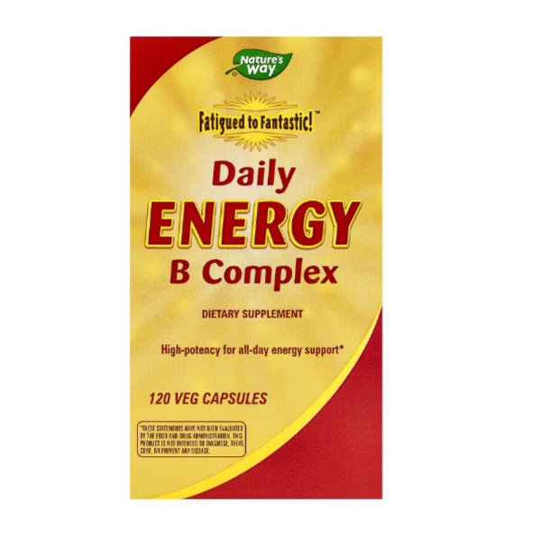 Nature's Way, Fatigued to Fantastic!, Daily Energy B Complex, 120 Veg Capsules