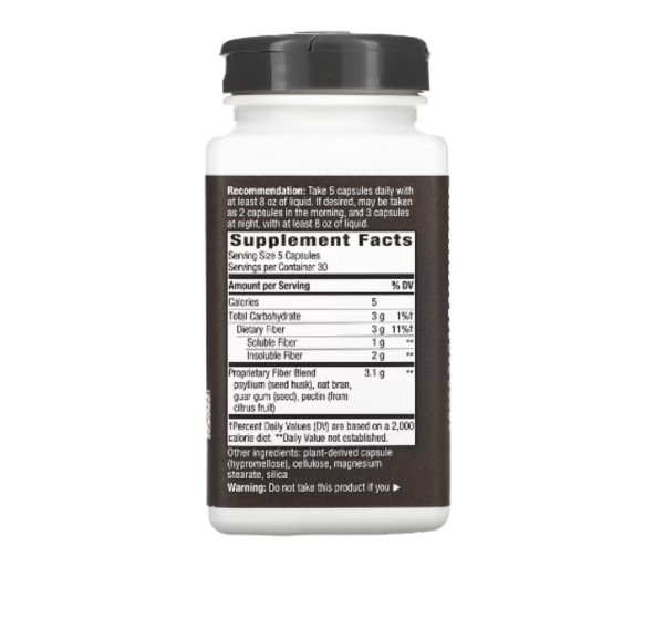 Nature's Way, Fiber Fusion Daily, 3 g, 150 Vegan Capsules (.62 g per Capsule)