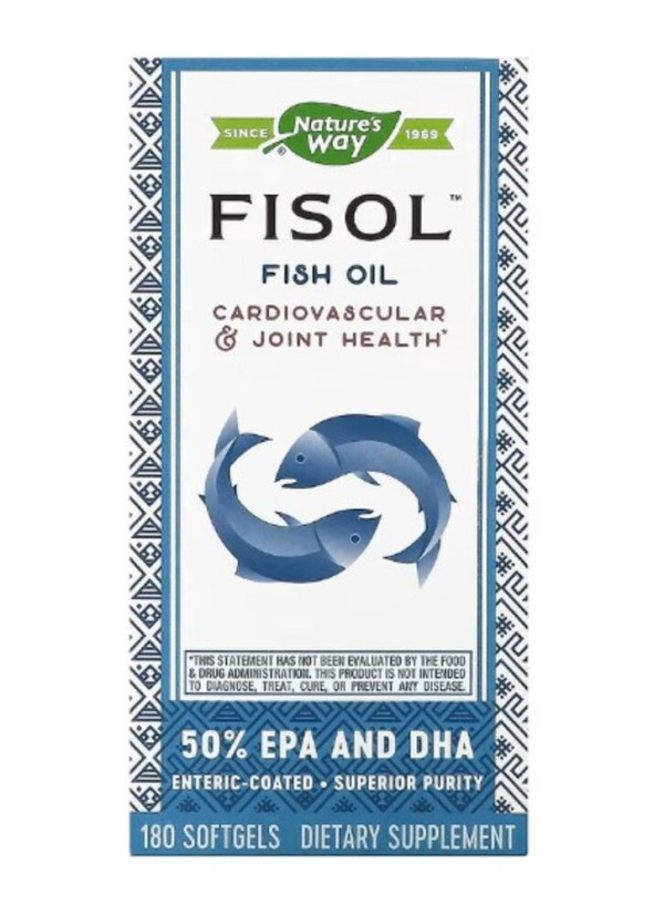 Nature's Way, Fisol, Fish Oil, 180 Softgels