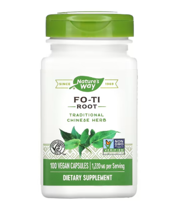 Nature's Way, Fo-Ti Root, 1,220 mg, 100 Vegan Capsules (610 mg per Capsule)