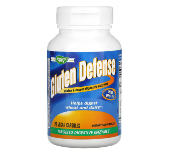 Nature's Way, Gluten Defense with DPP IV, 120 Vegan Capsules