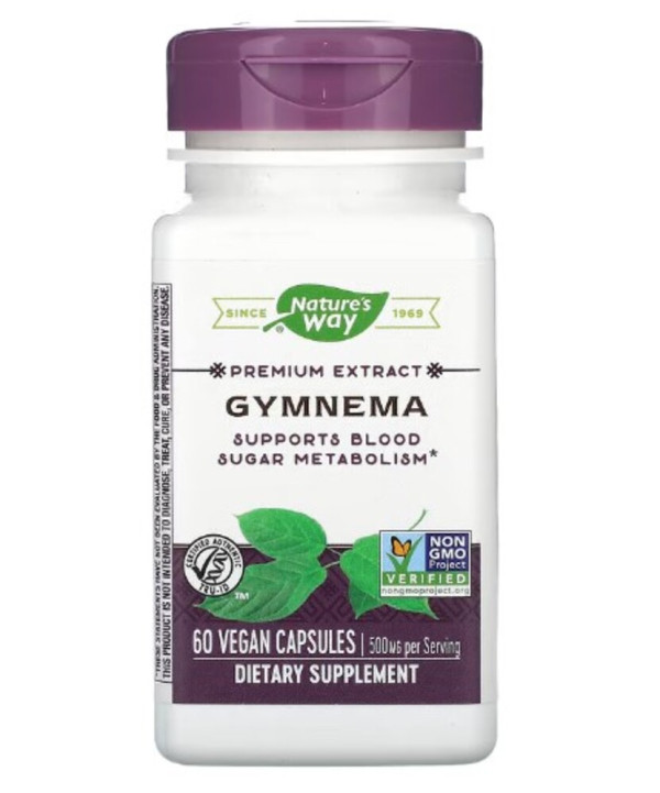 Nature's Way, Gymnema, 500 mg, 60 Vegan Capsules