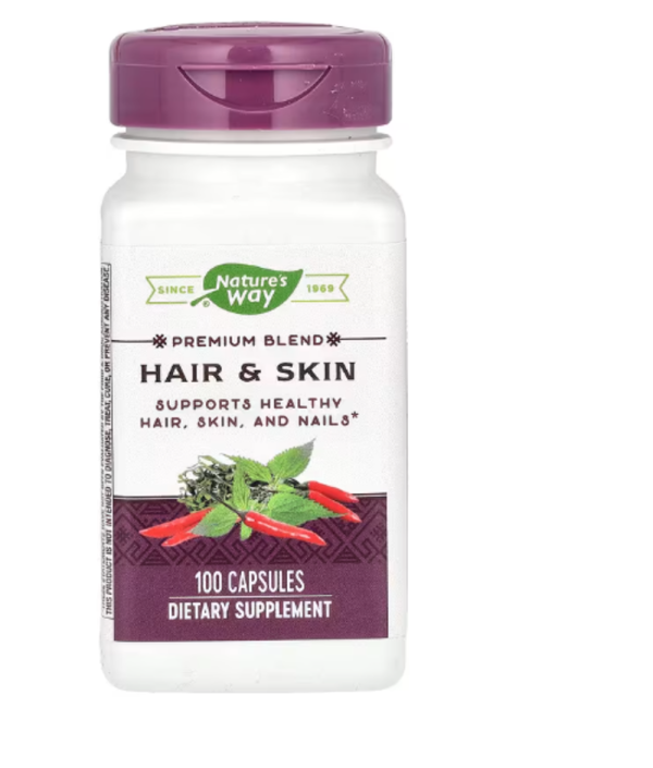 Nature's Way, Hair & Skin, Premium Blend, 100 Capsules