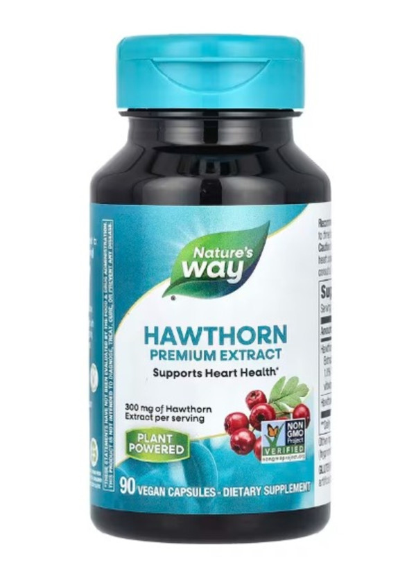 Nature's Way, Hawthorn, 300 mg, 90 Vegan Capsules