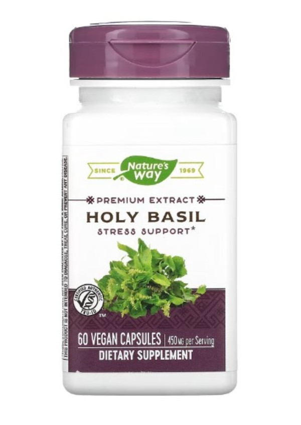Nature's Way, Holy Basil, 450 mg, 60 Vegan Capsules