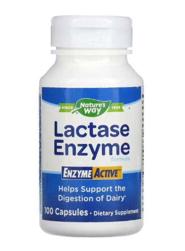 Nature's Way, Lactase Enzyme Formula, 100 Capsules
