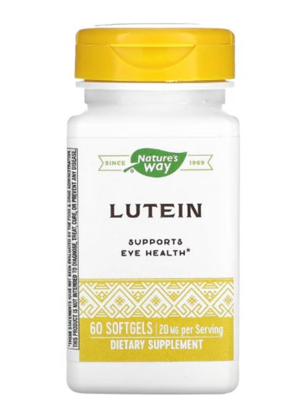 Nature's Way, Lutein, 20 mg, 60 Softgels