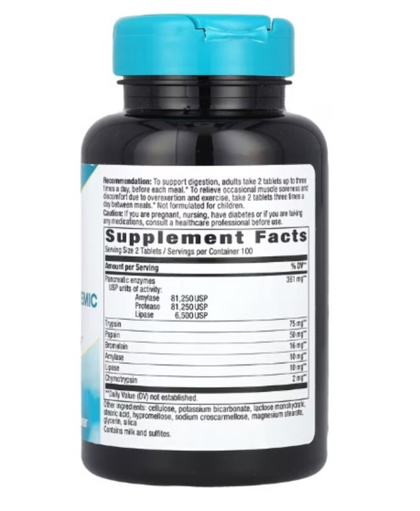 Nature's Way, Mega-Zyme®, Pancreatic & Systemic Enzymes, 200 Tablets