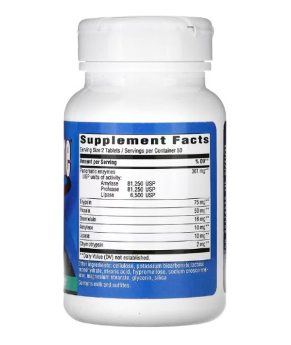 Nature's Way, Mega-Zyme, Systemic Enzymes, 100 Tablets