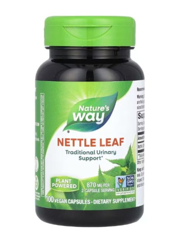 Nature's Way, Nettle Leaf, 870 mg, 100 Vegan Capsules (435 mg per Capsule)
