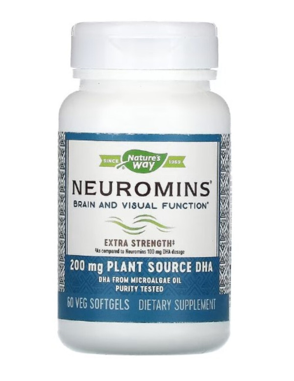 Nature's Way, Neuromins, 200 mg, 60 Veg Softgels