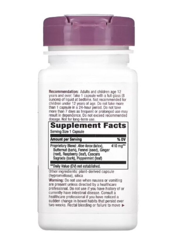 Nature's Way, Nurturalax 3 with Aloe, 100 Vegan Capsules
