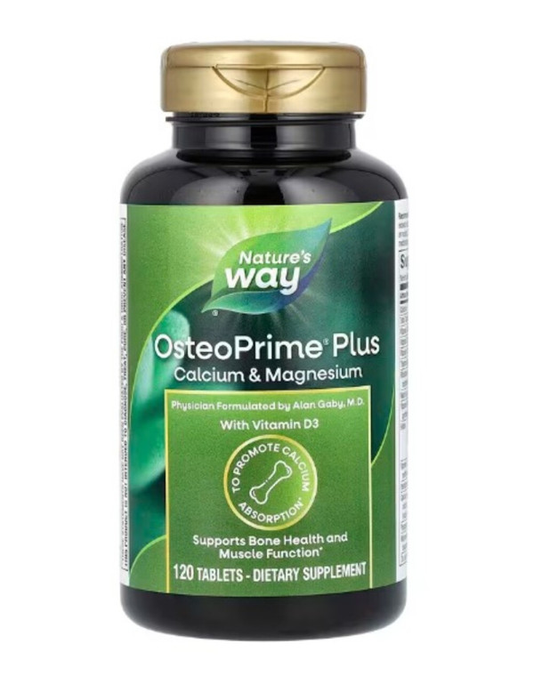 Nature's Way, OsteoPrime Plus Calcium & Magnesium, 120 Tablets