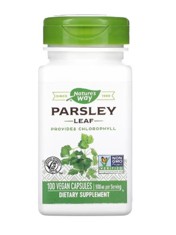 Nature's Way, Parsley Leaf, 900 mg, 100 Vegan Capsules (450 mg per Capsule)