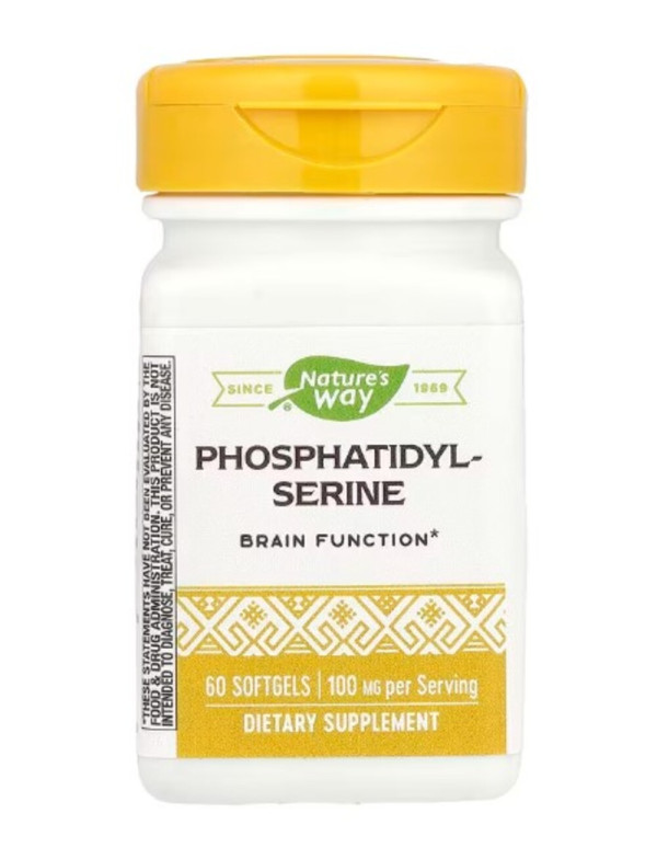 Nature's Way, Phosphatidylserine, 100 mg, 60 Softgels