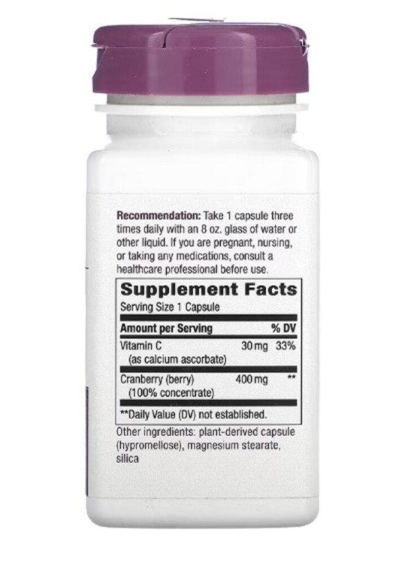 Nature's Way, Premium Blend, Cranberry, 400 mg, 60 Vegan Capsules